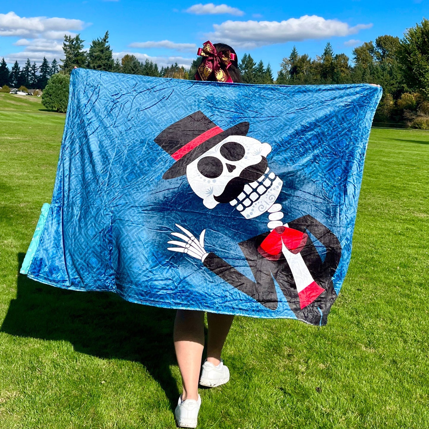 Catrín: 2 in 1 Cobija-Mochila Calientita | Cobichila | Teporingo