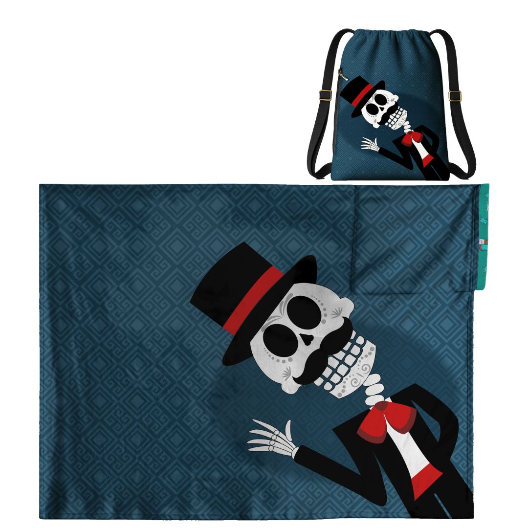 Catrín: 2 in 1 Cobija-Mochila Calientita | Cobichila | Teporingo