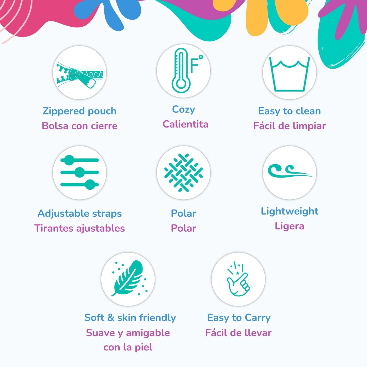 Mariposa: 2 in 1 Cobija-Mochila Calientita | Cobichila | Teporingo