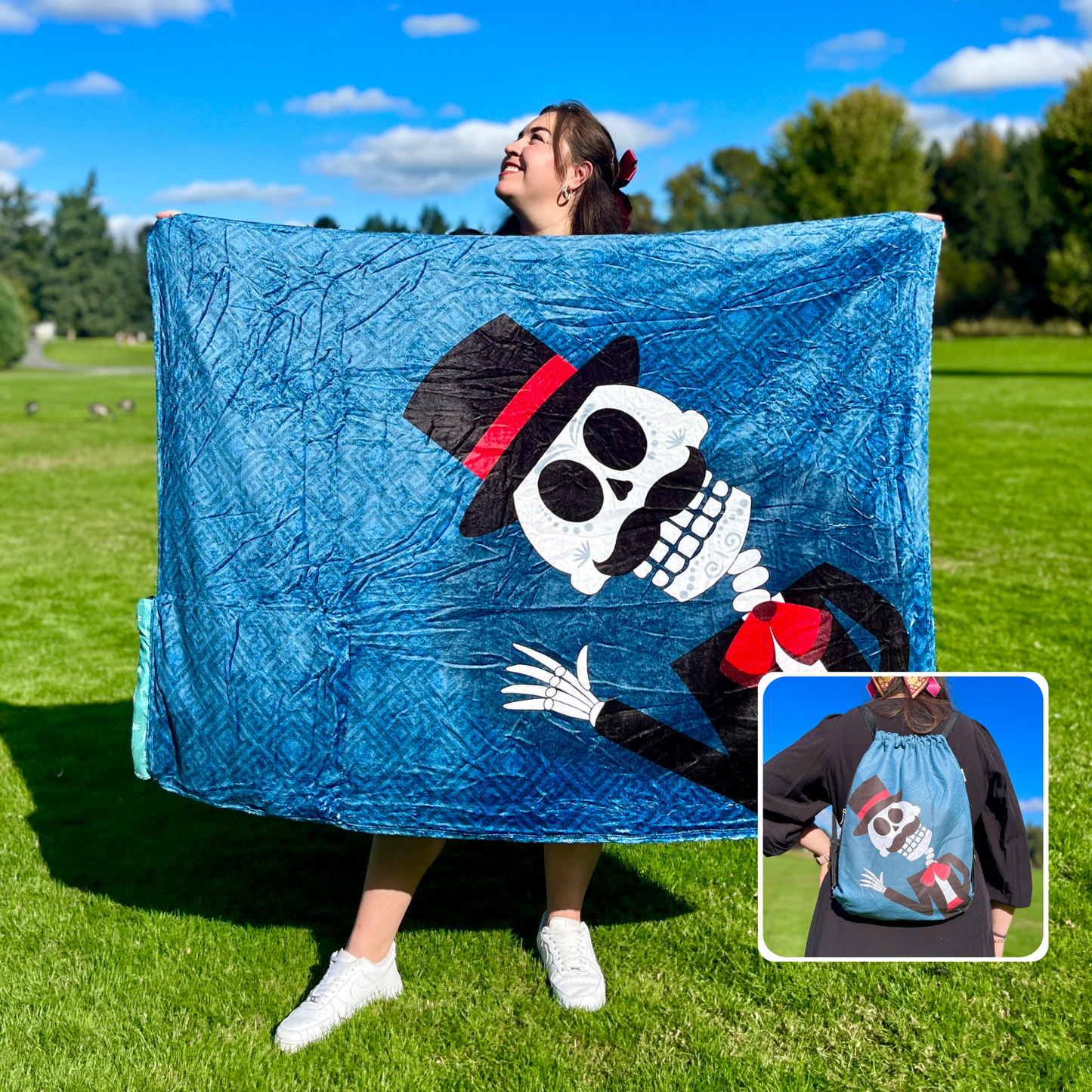 Catrin: 2 in 1 Blanket-Backpack | Cobichila