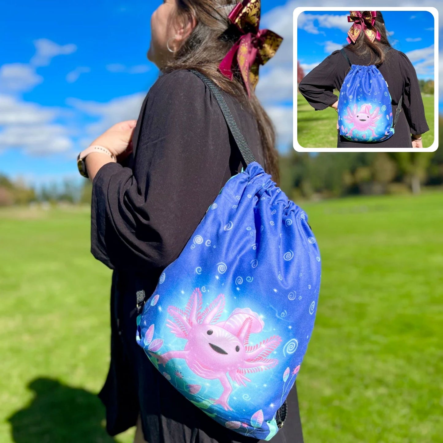 Ajolote: 2 in 1 Cobija-Mochila Calientita | Cobichila | Teporingo