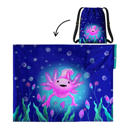 Axolotl 2 en 1: Manta-Mochila