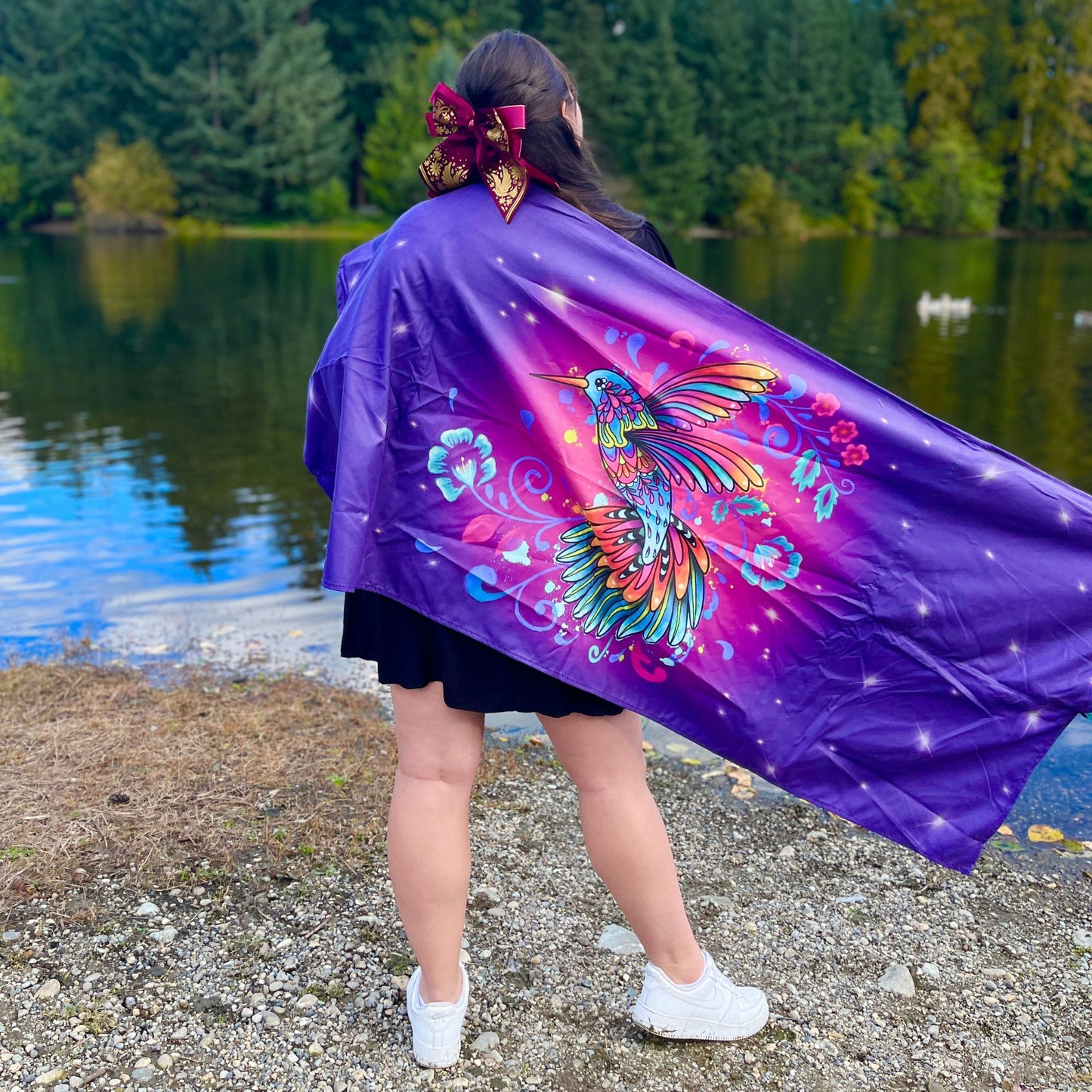 Hummingbird: 2-in-1 Beach Towel Backpack | Mexican Mochitoalla | Teporingo