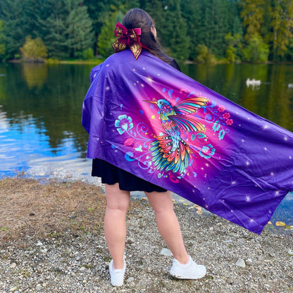 Hummingbird: 2-in-1 Beach Towel Backpack | Mexican Mochitoalla | Teporingo