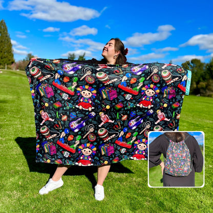 Toys Pattern: 2 in-1 Cozy Blanket Backpack | Mexican Cobichila | Teporingo