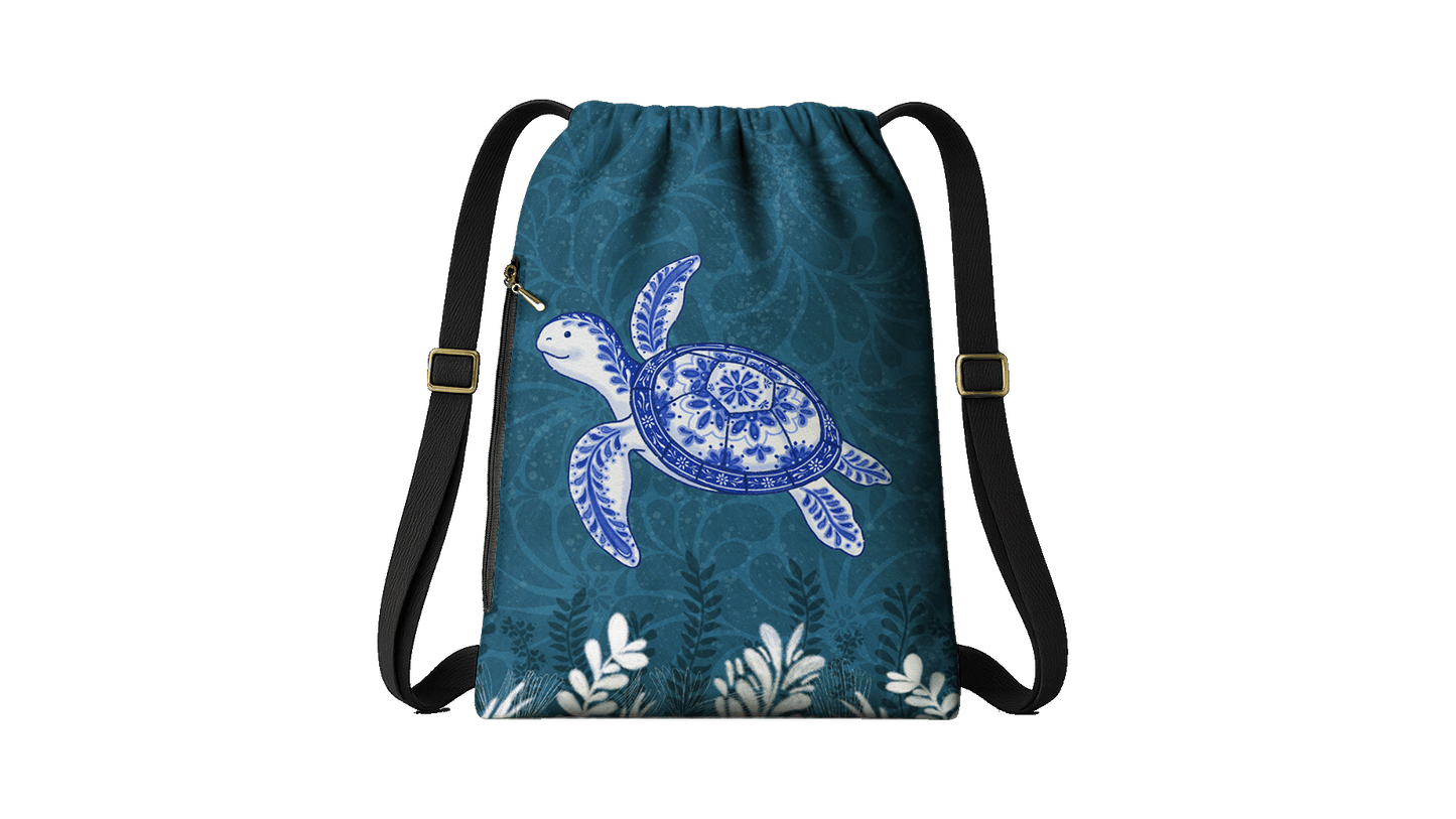Sea Turtle: 2-in-1 Beach Towel Backpack | Mexican Mochitoalla | Teporingo