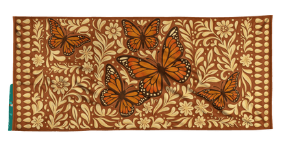 Monarch butterfly: 2-in-1 Beach Towel Backpack | Mexican Mochitoalla | Teporingo