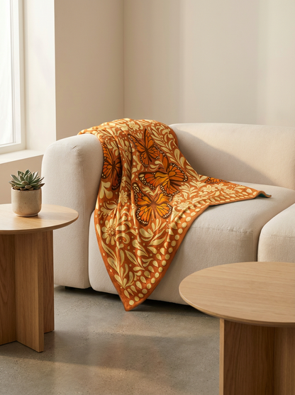 Monarch butterfly: 2-in-1 Cozy Blanket Backpack | Mexican Cobichila | Teporingo