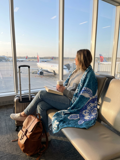 Sea Turtle: 2-in-1 Cozy Blanket Backpack | Mexican Cobichila | Teporingo