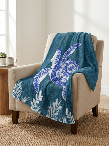 Sea Turtle: 2-in-1 Cozy Blanket Backpack | Mexican Cobichila | Teporingo