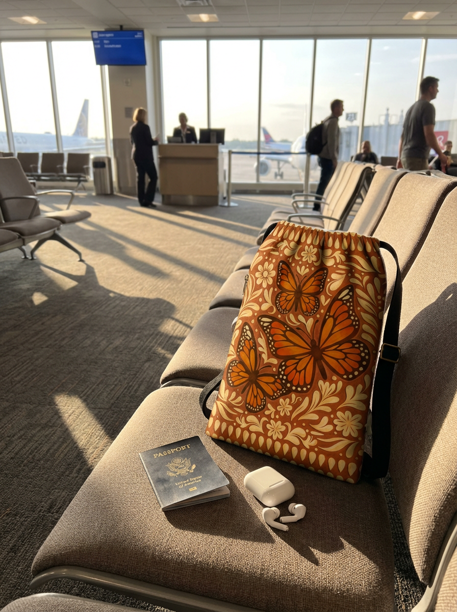 Monarch butterfly: 2-in-1 Cozy Blanket Backpack | Mexican Cobichila | Teporingo