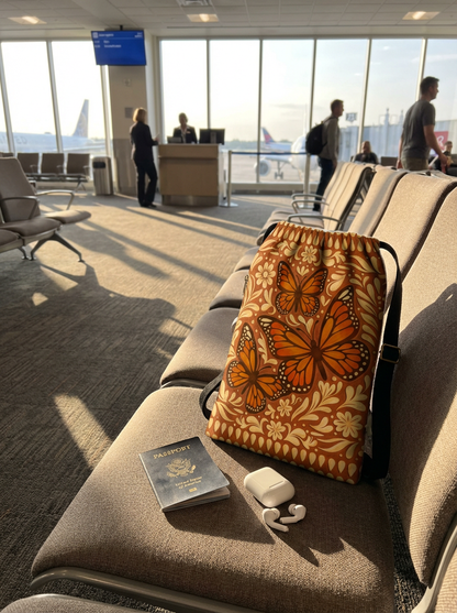 Monarch butterfly: 2-in-1 Cozy Blanket Backpack | Mexican Cobichila | Teporingo