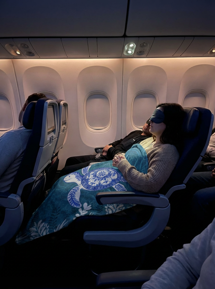 Sea Turtle: 2-in-1 Cozy Blanket Backpack | Mexican Cobichila | Teporingo